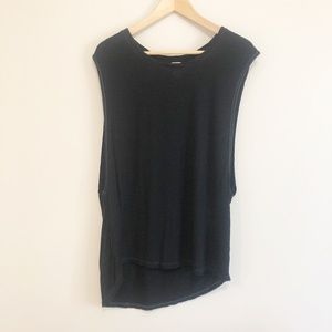 Free People Black Tank top size Medium